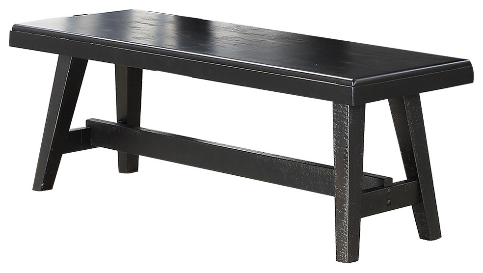 Sturdy Wood Dining Bench Transitional Dining Benches by SIMPLE