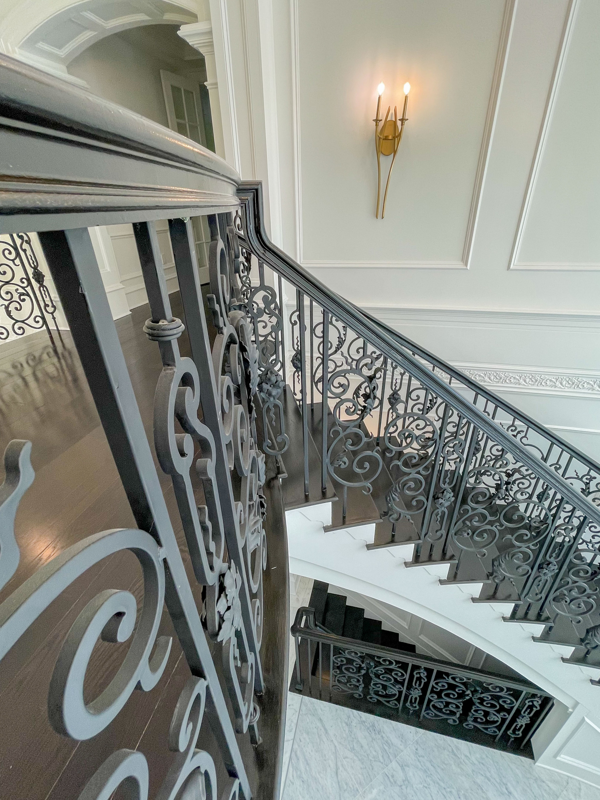 92_Grand Double Staircase in Exquisite Custom Home, Great Falls VA 22066
