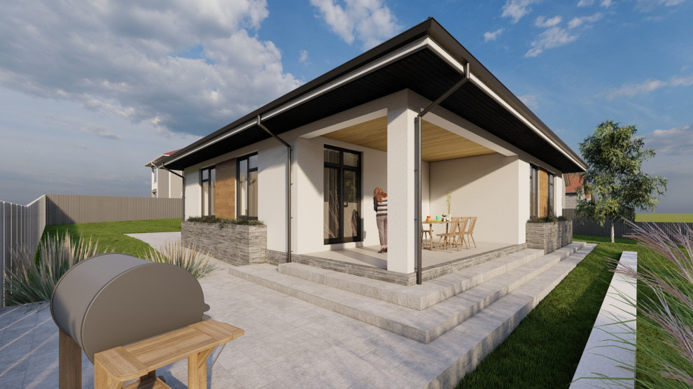 Проект дома на готовом фундаменте