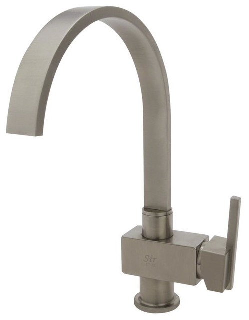 Single Handle Kitchen Faucet Brushed Nickel