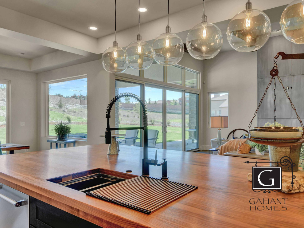 Home design - contemporary home design idea in Denver