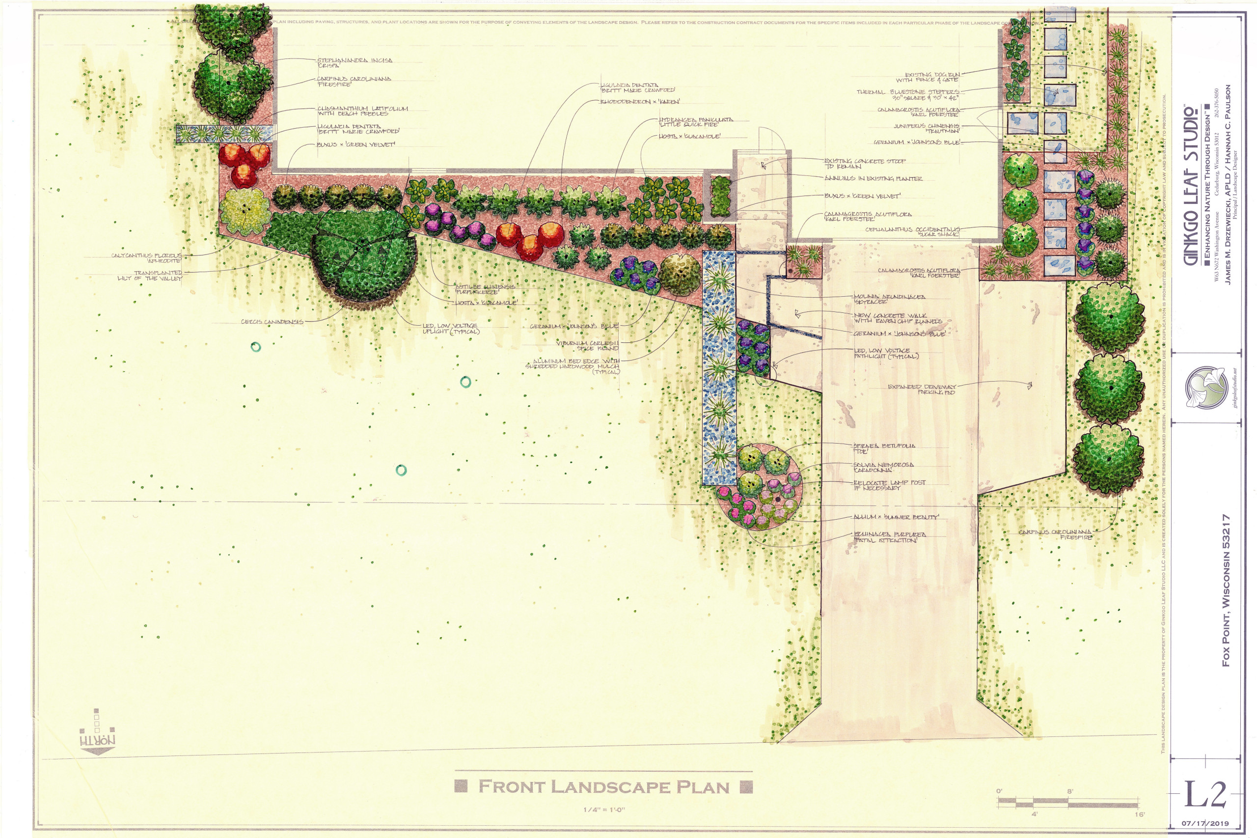 Mid-Century Modern Landscape - Fox Point, WI