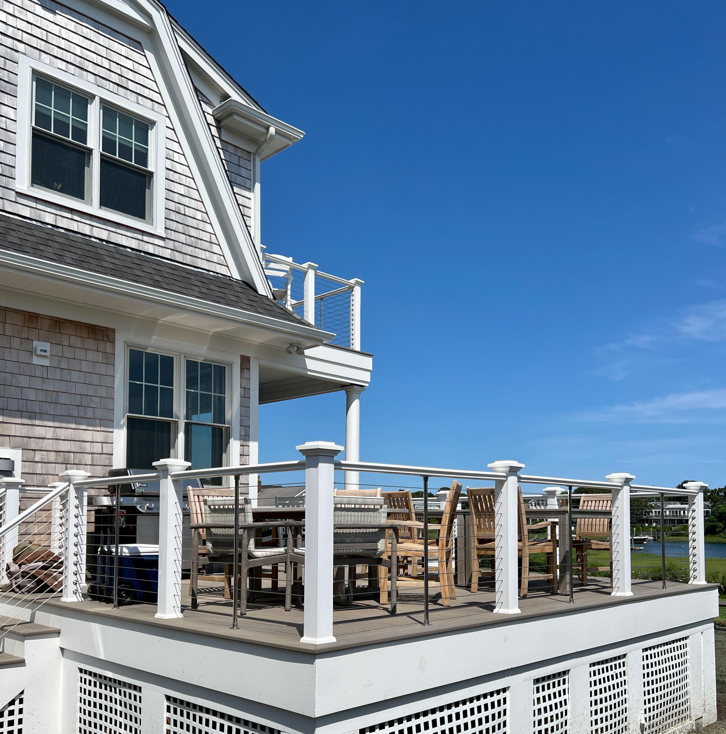 Two Views Waterfront Shingle Style Home