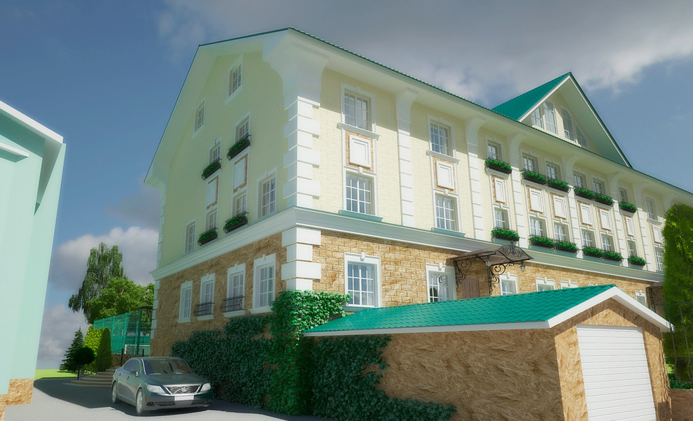 Дизайн внешнего вида и благоустройство территории частного жилого дома