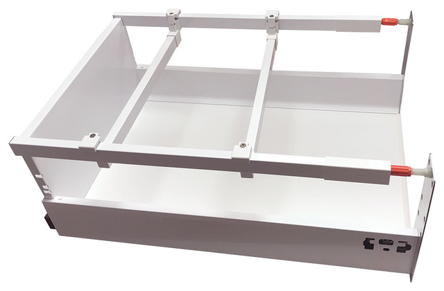 Blum Tandembox Waste Recycle Set 15 White Traditional Cabinet