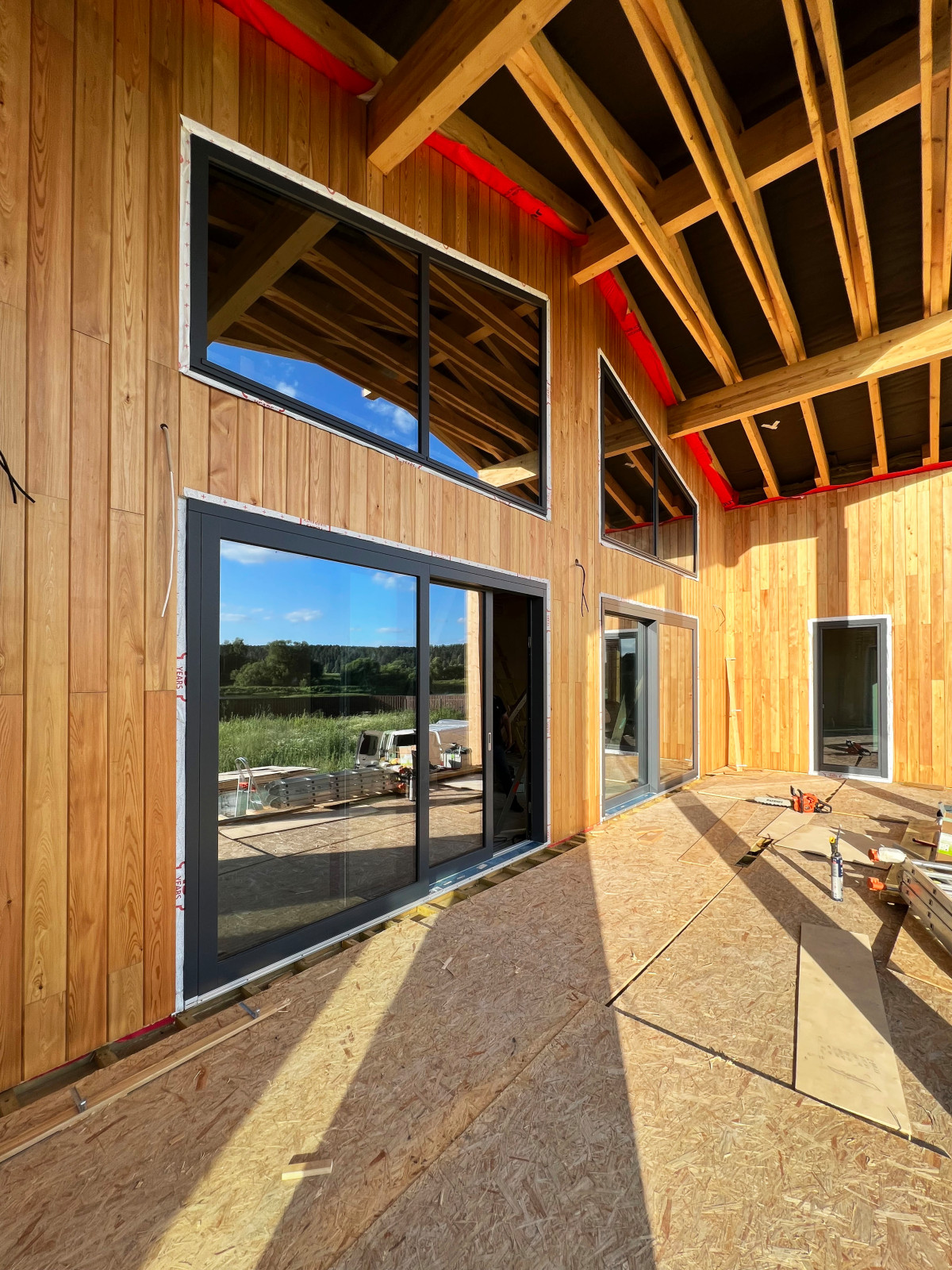 Остекление Каркасного дома в Одинцово