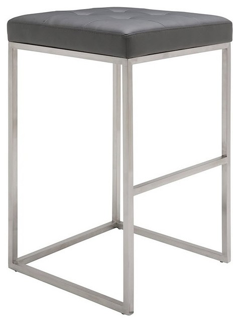 Stainless Steel Bar Stool Base chi stainless steel stool contemporary bar stools and counter stools by advanced interior designs