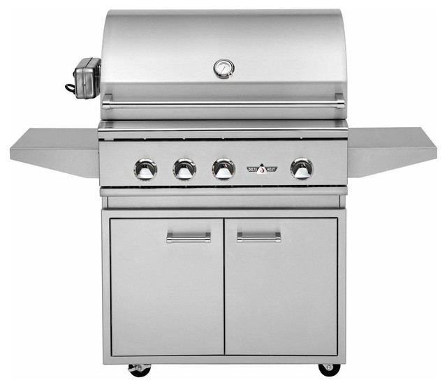 Freestanding Gas Grill W Rear Infrared Burner And Sear Zone 32