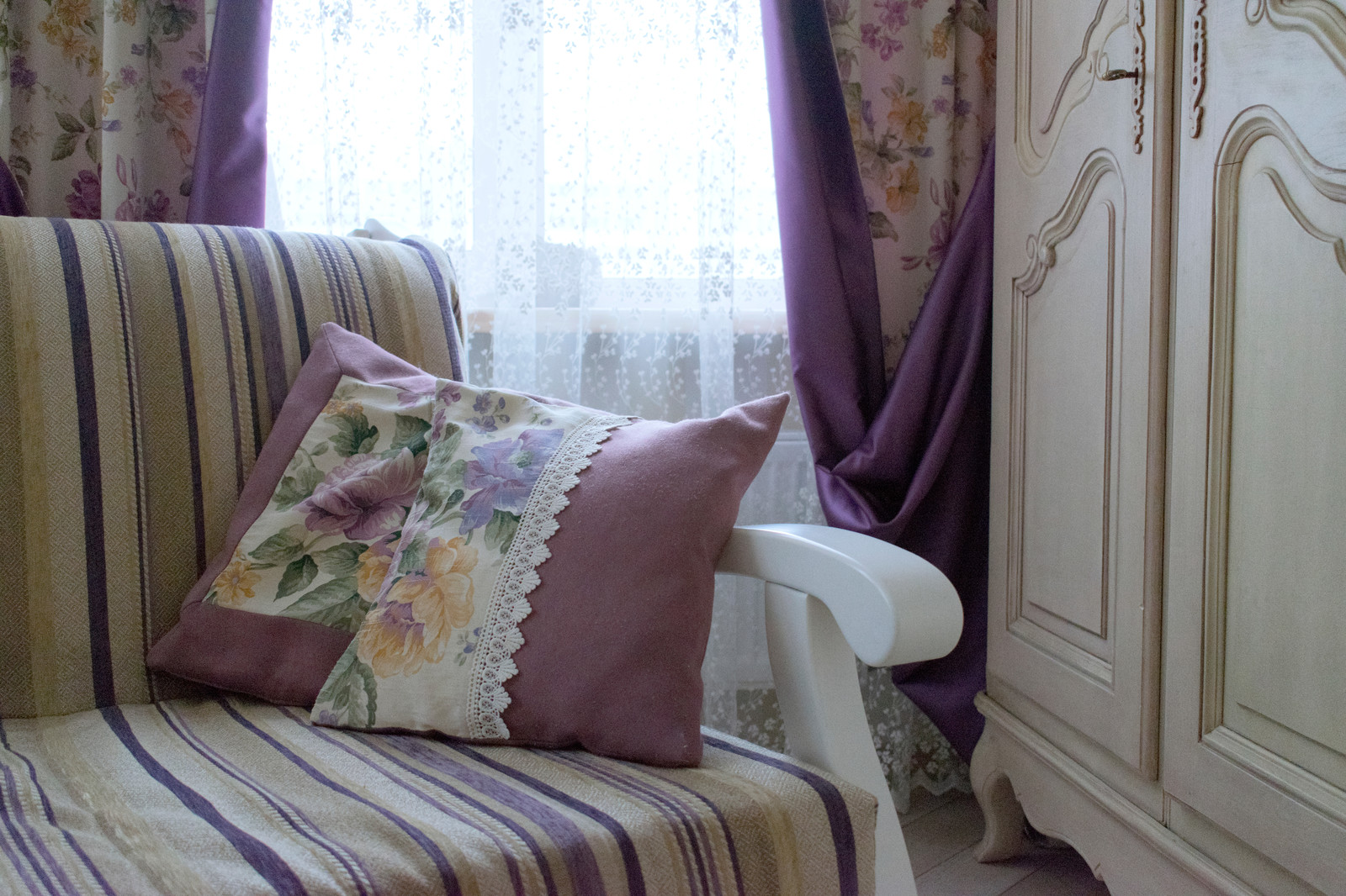 Шторы в стиле прованс