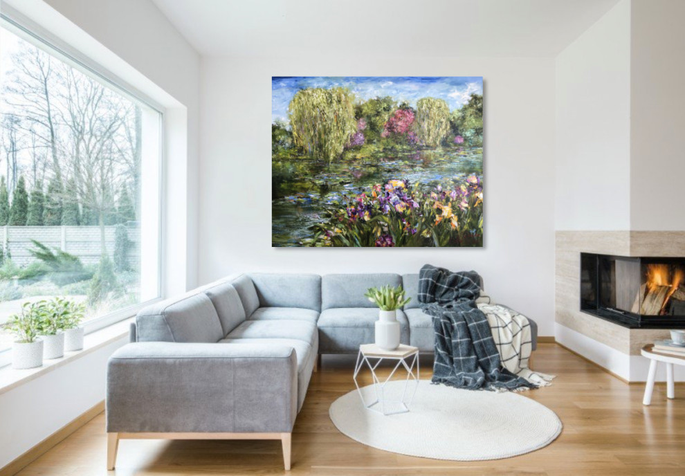 Гостиная - Дизайн интерьера - Картины художницы Дианы Маливани (4)