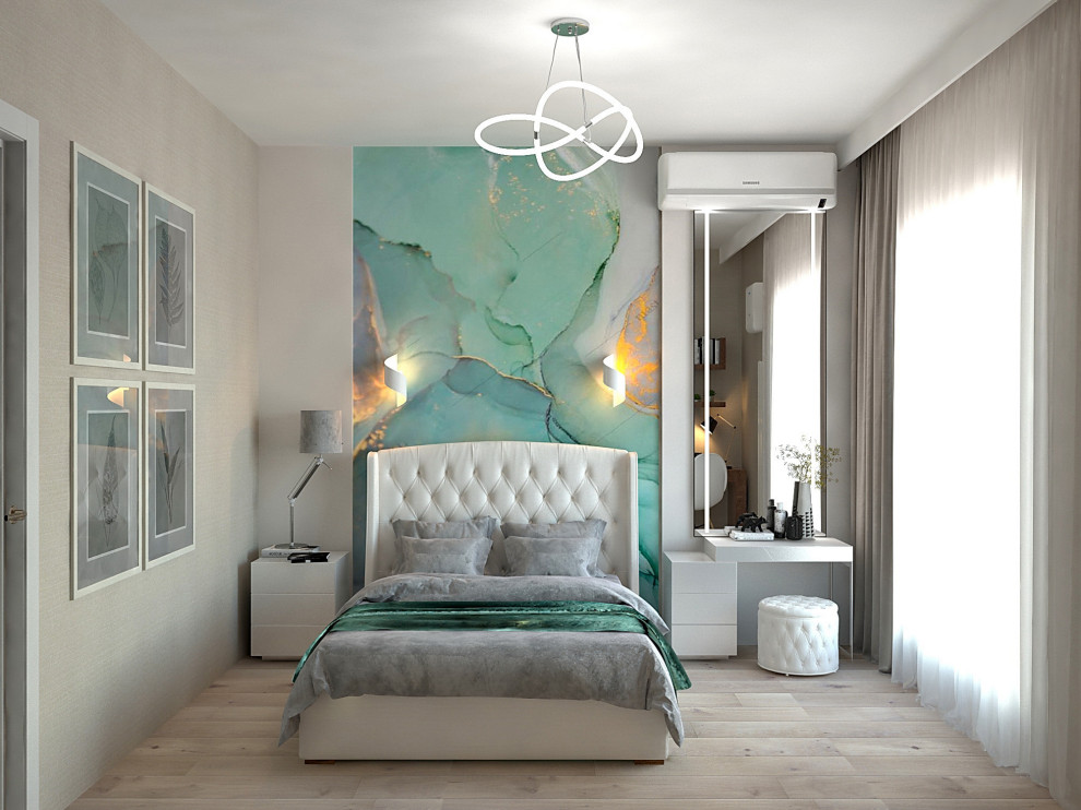 Спальня с рабочей зоной