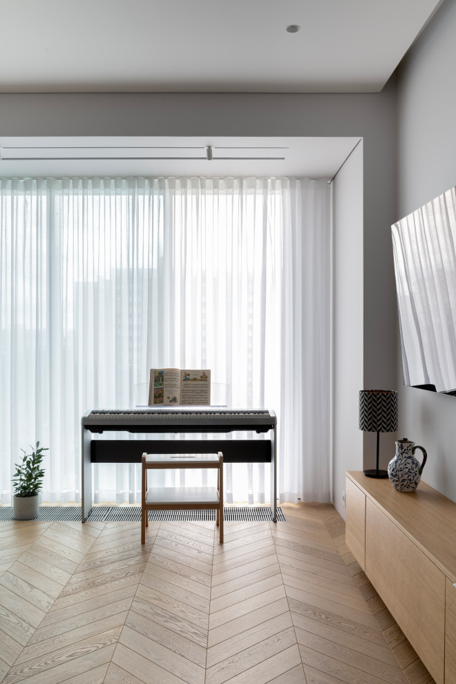 Sky House тюль в гостиной