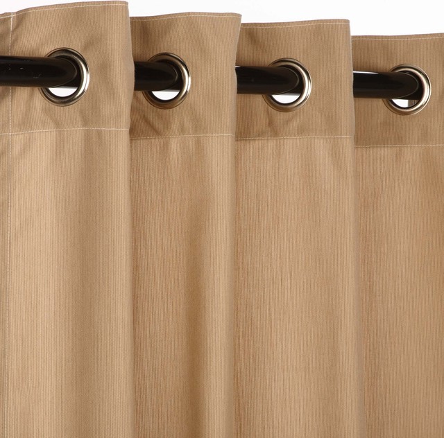 Sunbrella 120 Grommets Outdoor Curtains Contemporary Curtains