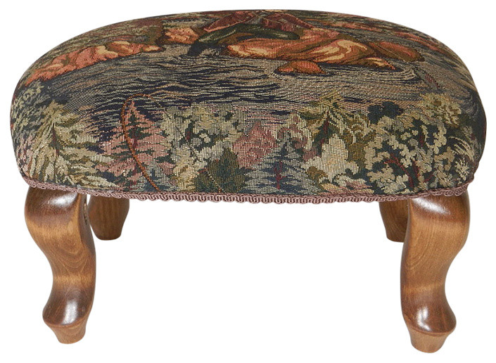 Queen Anne Footstool, Fly Fish