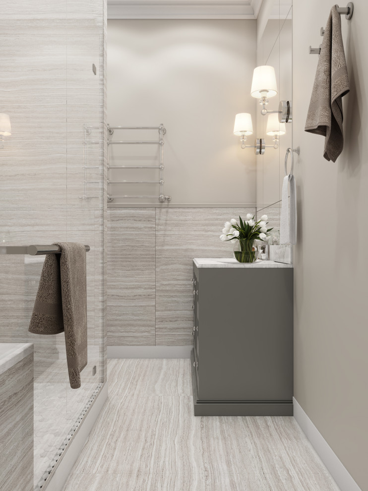 Двухуровневая квартира для пары со взрослым сыном