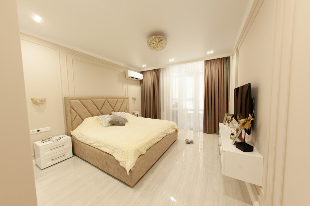 квартира в черно белых тонах