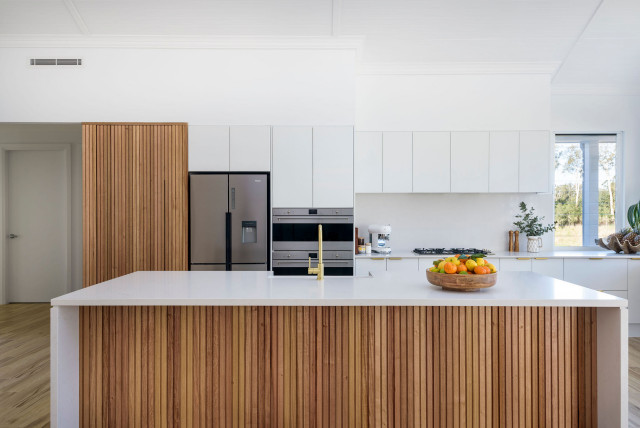 Modern Coastal Barn trendy-koekken