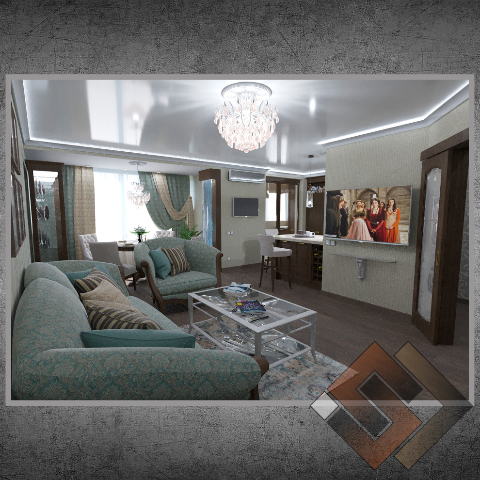 Классика в квартире с низкими потолками