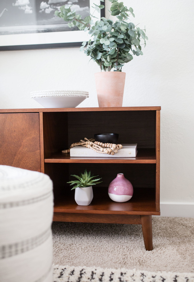 Inspiration for a transitional home design remodel in Phoenix