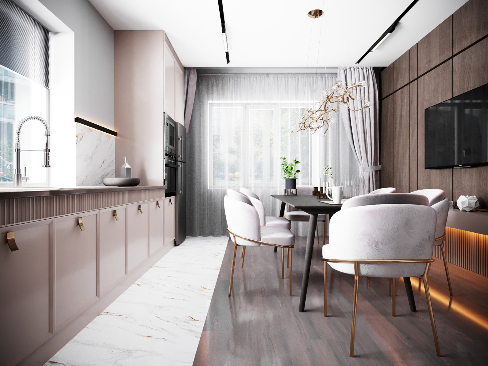 Кухня-столовая