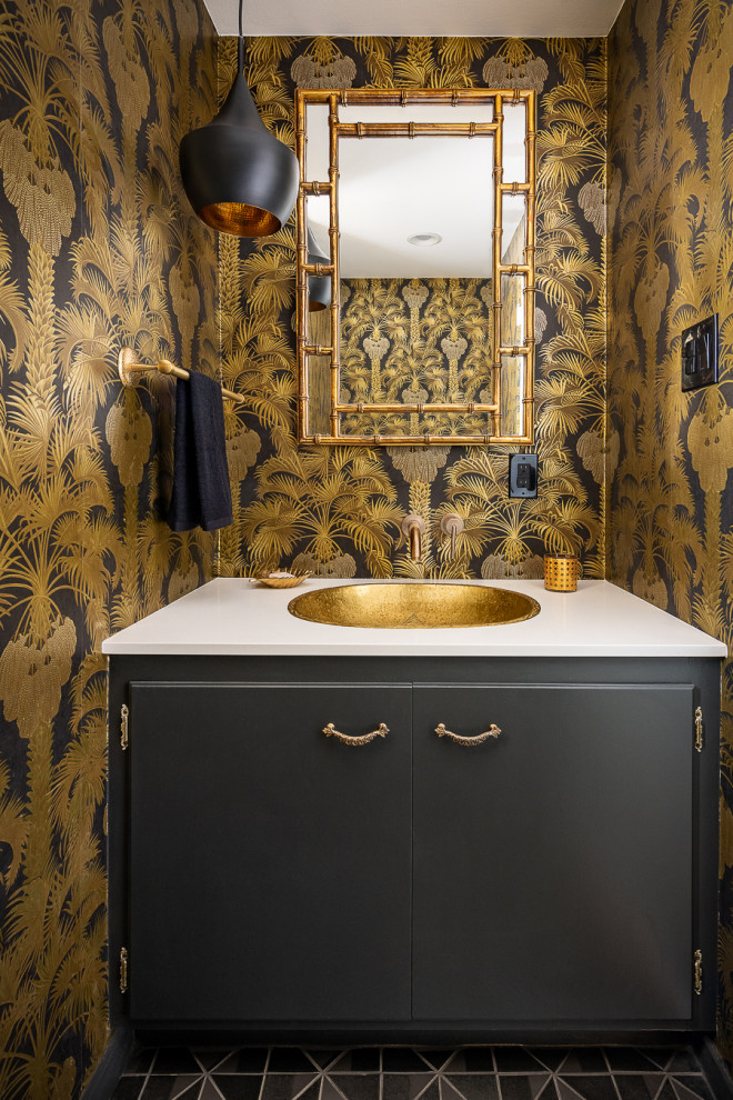 Finally Tucson - Midcentury - Powder Room - Phoenix - by Prideaux ...