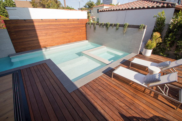 L.A comtemporary contemporary-swimming-pool-and-hot-tub