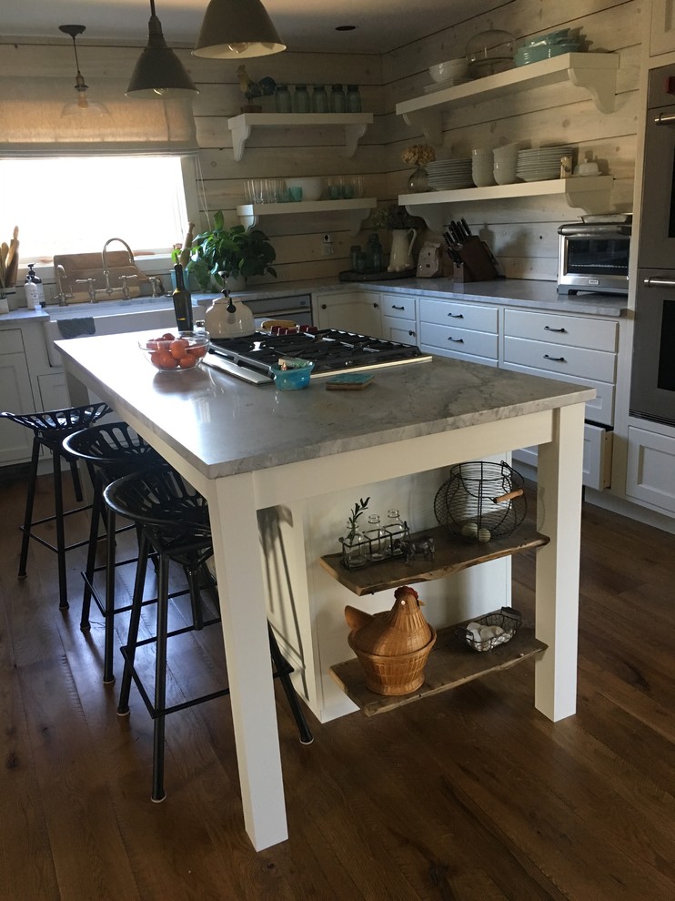 Inspiration for a transitional kitchen remodel in Denver