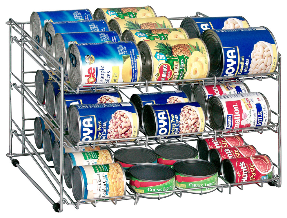 Soup Can Rack Contemporary Pantry And Organizers by Organize It All