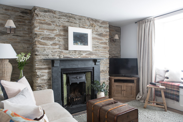 Beach House - Cornwall beach-style-living-room
