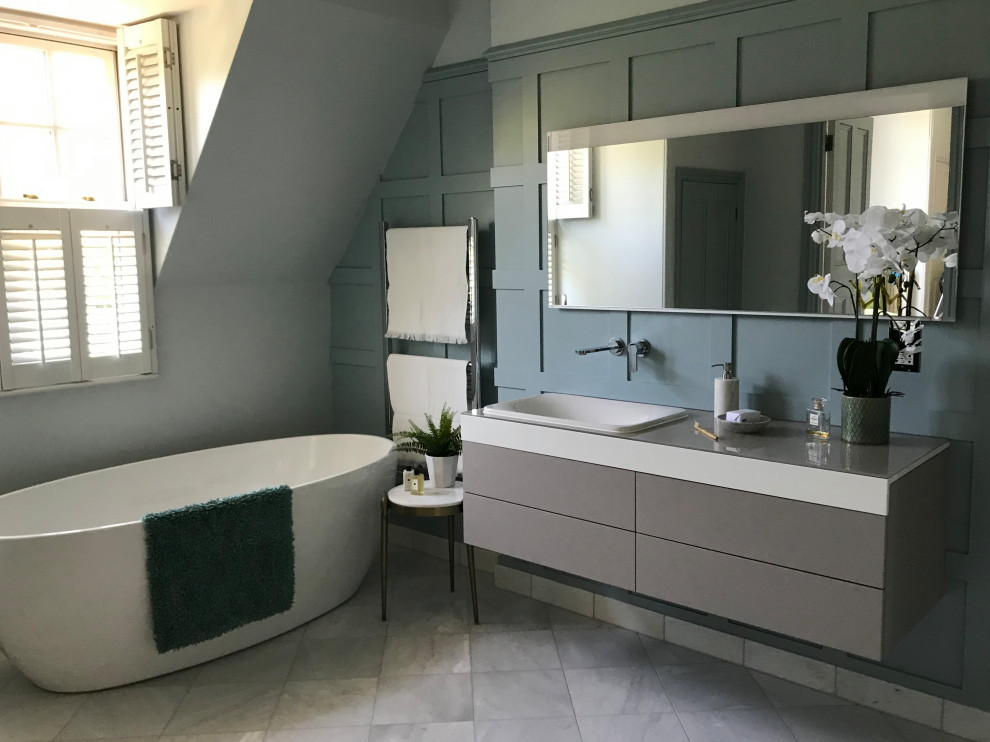 Muswell Hill elegant bedroom,  bathroom, dressing room refurbishment