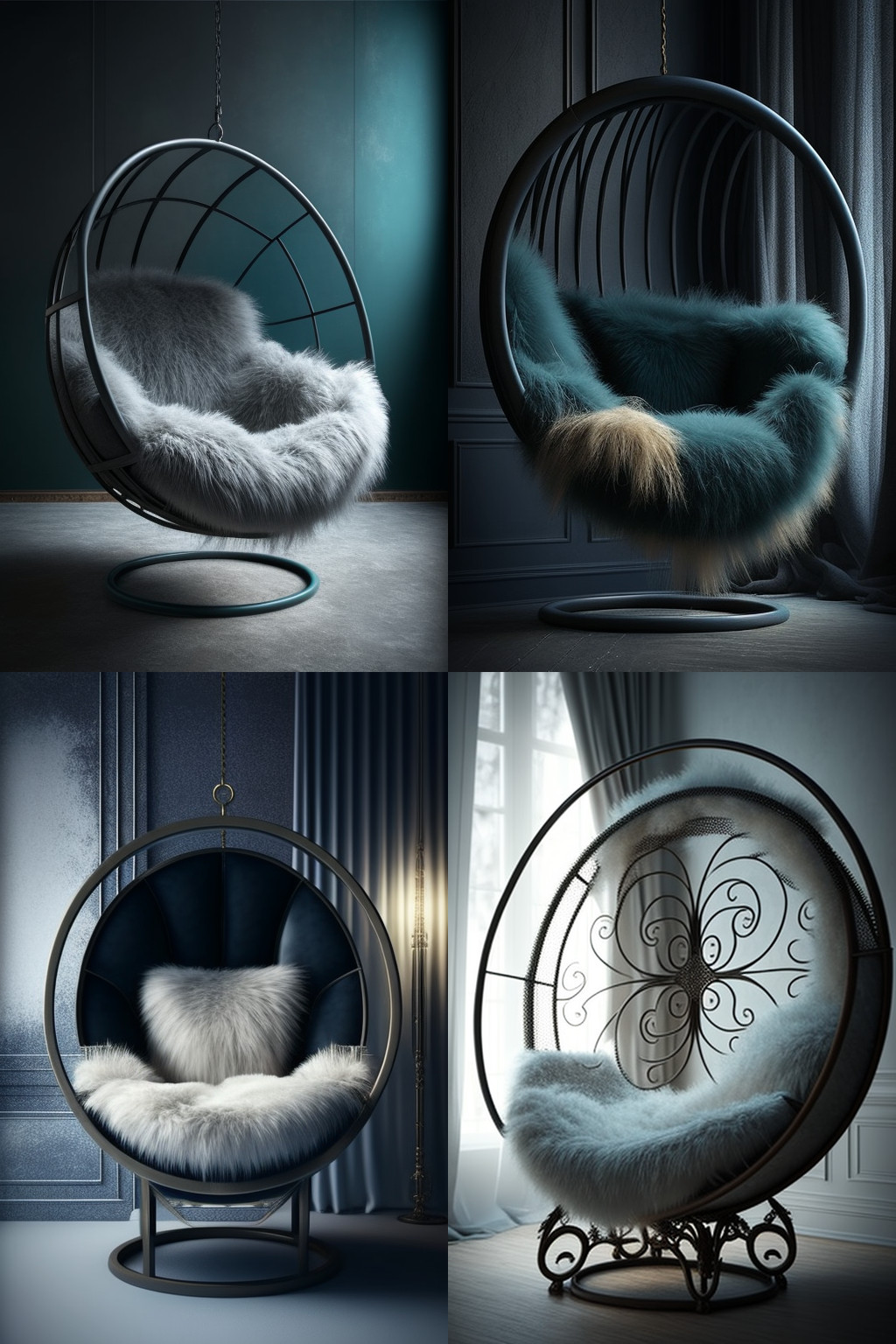 Fur Chairs