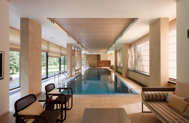 Forester House contemporary-swimming-pool-and-hot-tub