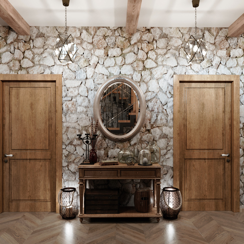 Интерьер загородного дома в стиле Шале