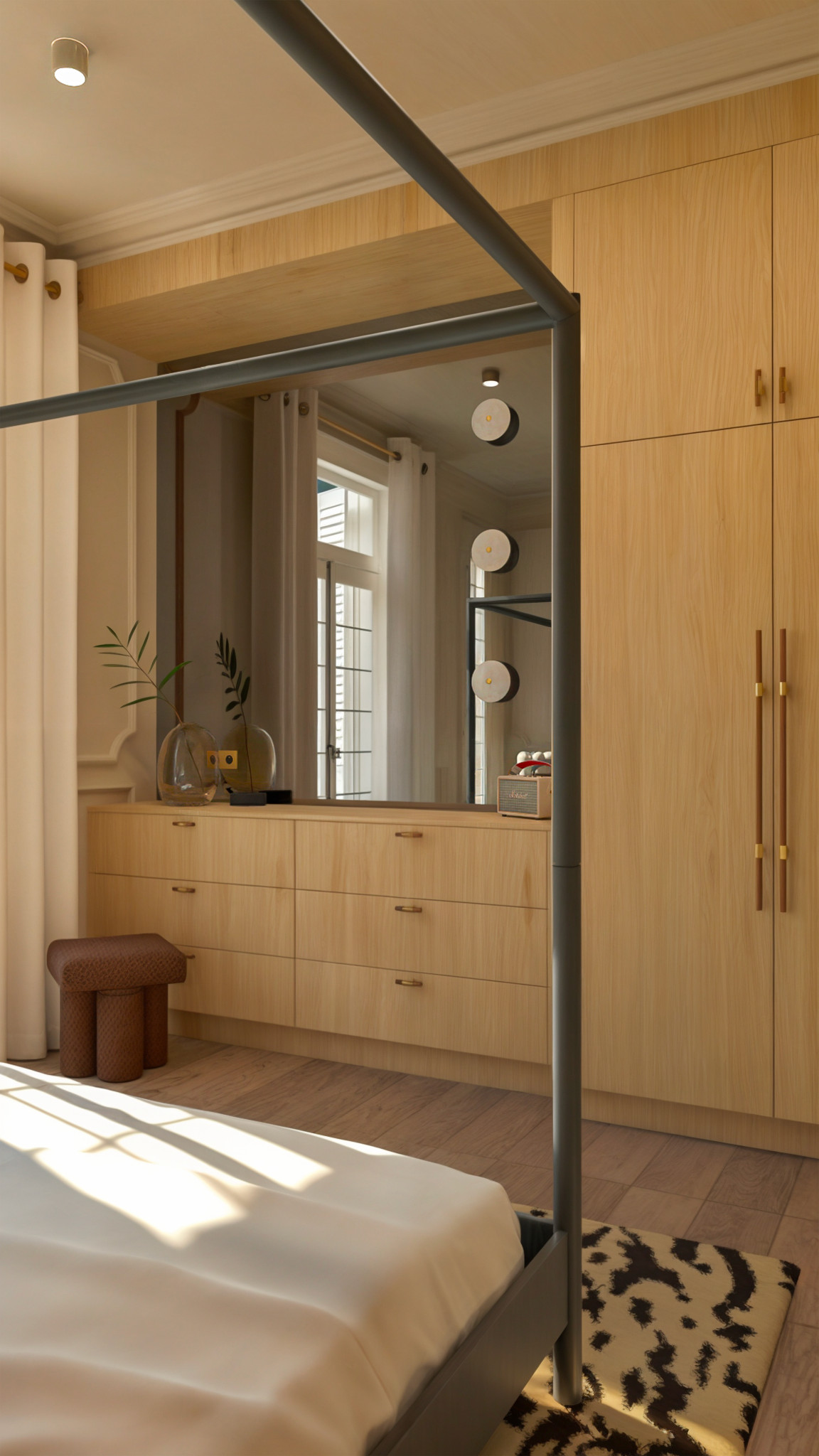 Projet concept – Appartement haussmannien contemporain (3D)