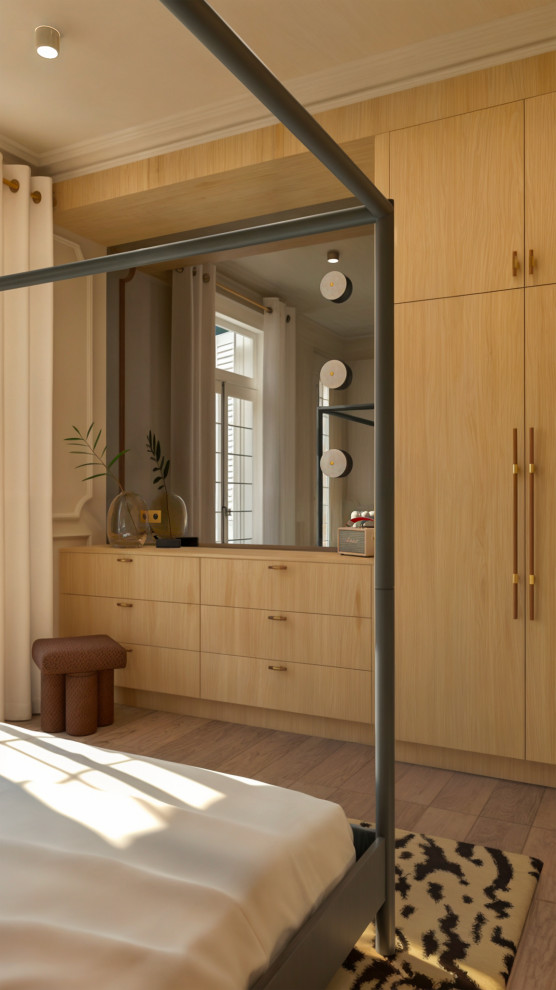 Projet concept – Appartement haussmannien contemporain (3D)