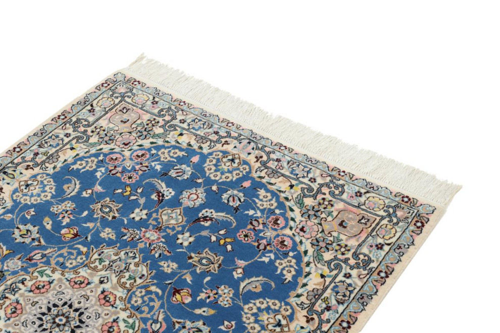 Persian Rug Nain 6La 4'0"x2'10", 4'0"x2'10" Traditional Area Rugs