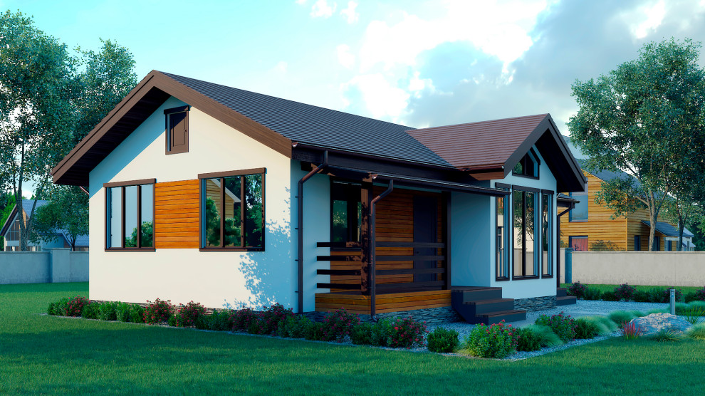 Каркасный дом, проект 16СБ01-ДО-8X9-85