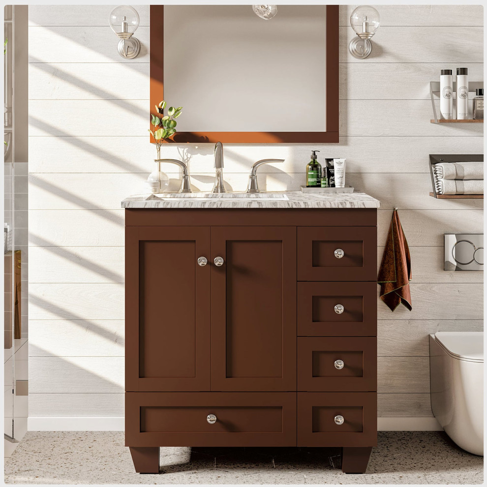 houzz bathroom sinks modern teak small