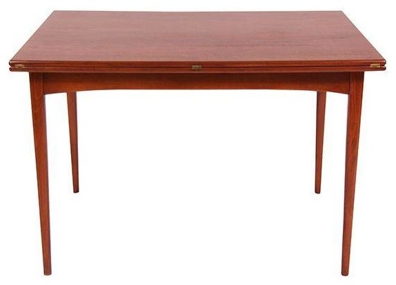 Pre-owned Danish Modern Extendable Walnut Dining Table