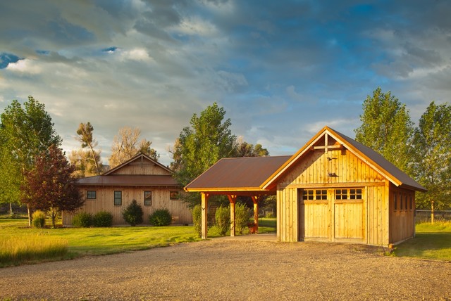 Ruby River Cabin casa-de-campo-garaje