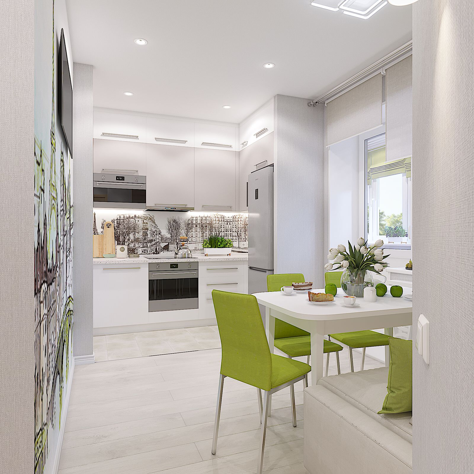 Проект двухкомнатной квартиры на пр.Ленина