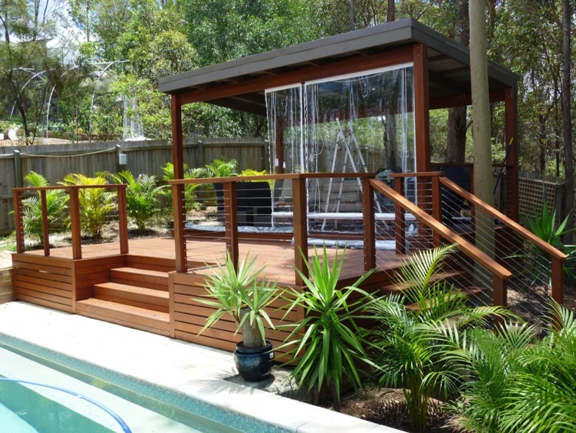 This is an example of a traditional deck in Gold Coast - Tweed.