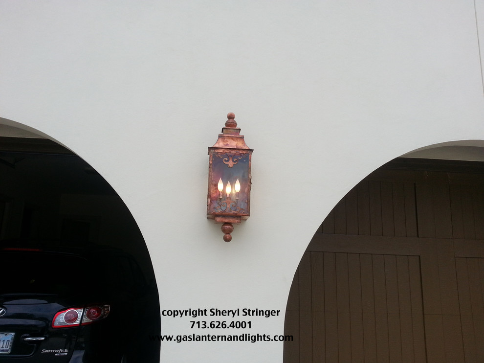 Sheryl's Ornate Electric Lantern with Three Bulb Candelabra