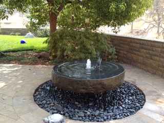 Millstone water feature - Contemporary - Other - by Blue Oak ...