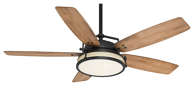 Caneel Bay Ceiling Fan With Light Wall Control Aged Steel Caneel Bay Ceiling Fan With Light
