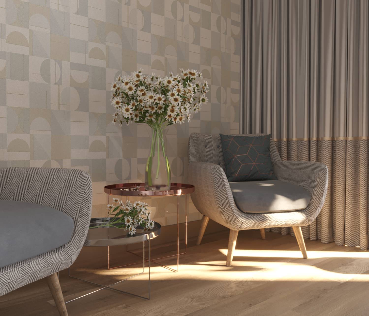 Дом с 2х светной гостиной