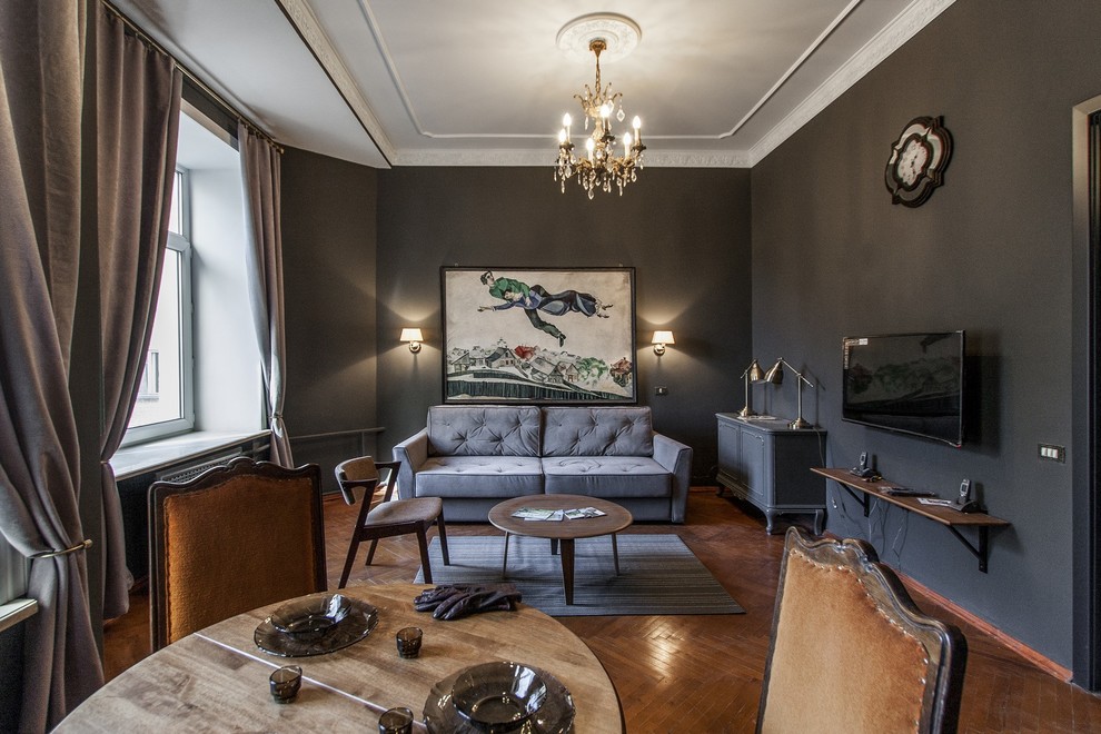 Неоклассика в чёрно-серых тонах.