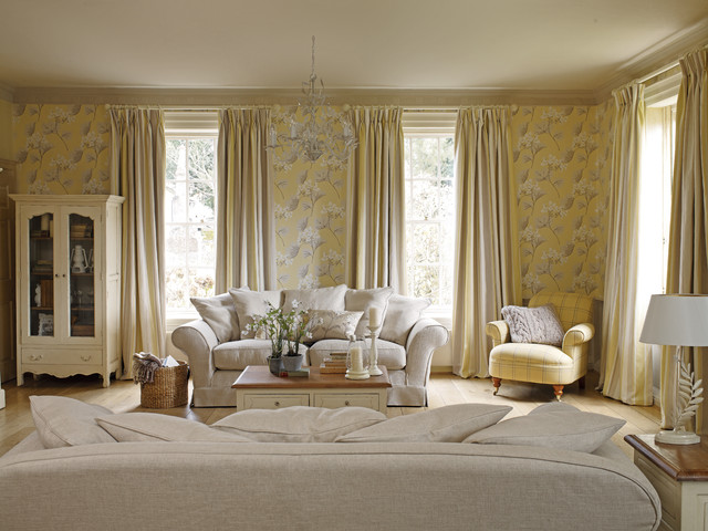 Laura Ashley Traditional Living Room Other By American Blinds Laura Ashleytraditional Living Room