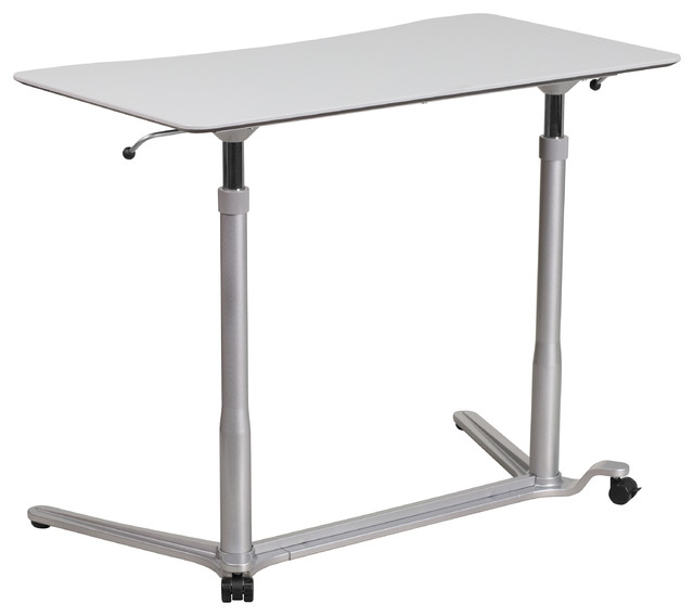 Sit Down Stand Up Computer Desk With 37 375 Top Contemporary