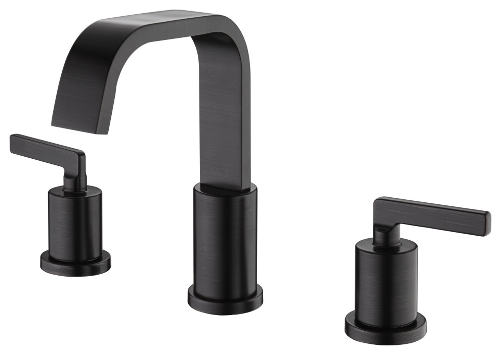 Ultra Faucets UF5670X Two-Handle Bathroom Faucet, Matte Black